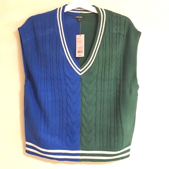 Wild Fable Sleeveless Sweater Large /New - Picture 3 of 8